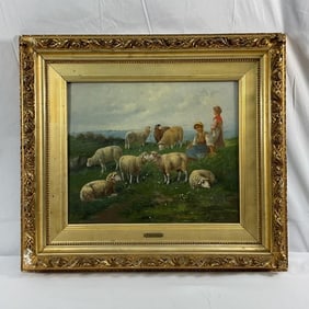 Jose Maria Jardines (Spanish, b. 1862-1920) Oil on Canvas