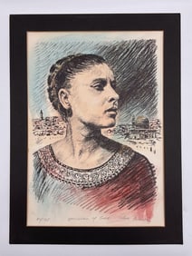 "Jerusalem of Gold" by Arthur Bar-on(Israel, b.1943) Lithograph