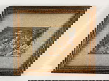 Vintage Papercut 3D "Bookshop" by Anton Pieck - Dutch