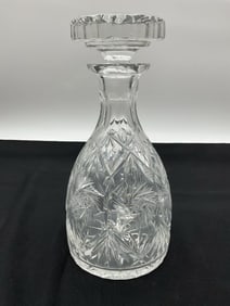 Cut Crystal Liquor Decanter with Stopper