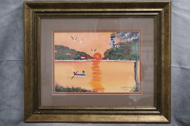 Oil on Canvas painting by Catherine Bell(French) (1 of 4)