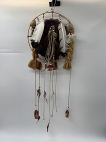 Large Dream Catcher with Feathers and Braids