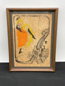 Henri de Toulouse-Lautrec 'Jane Avril' Print