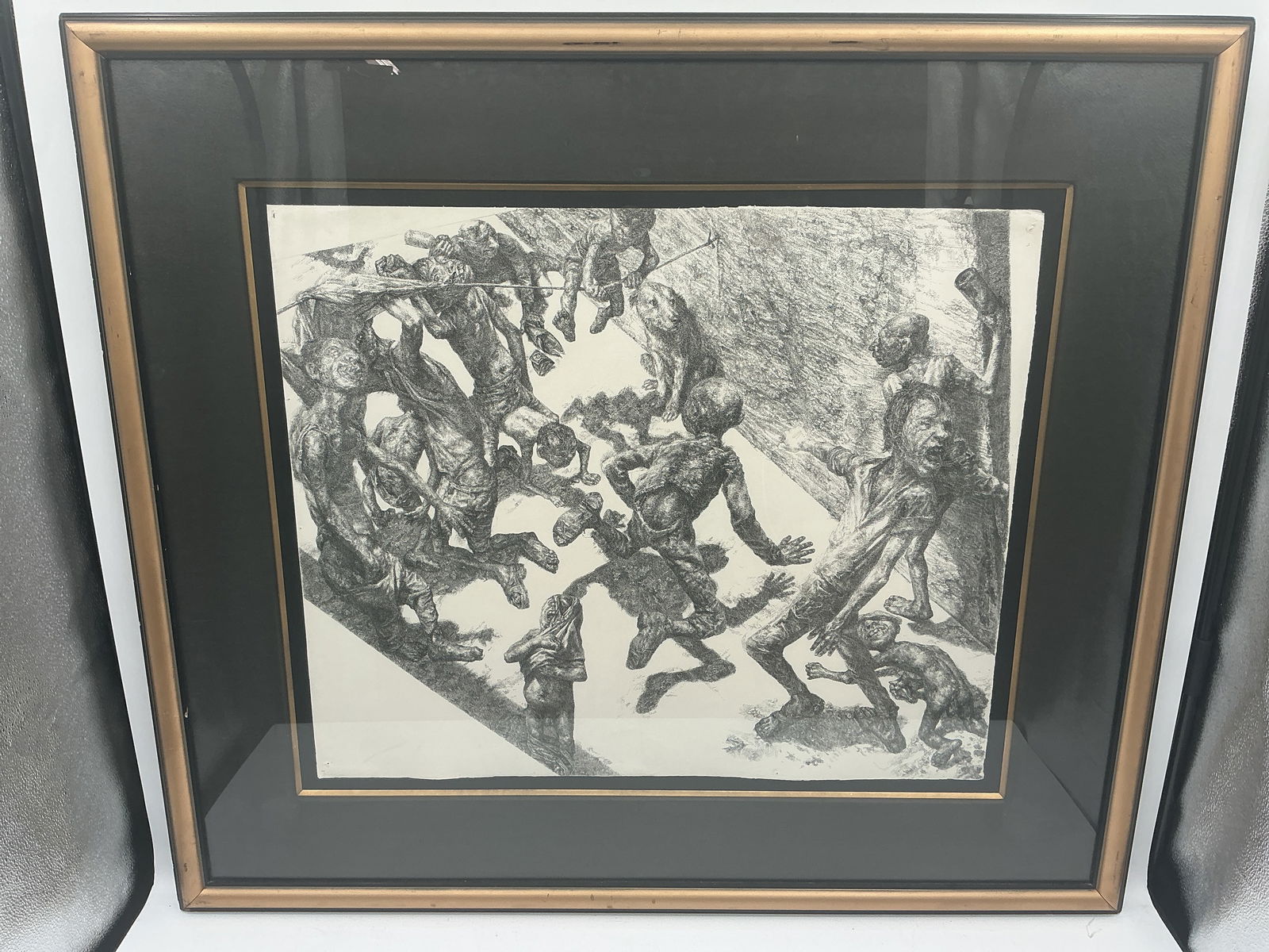 Josef Jackerson (Russian/Israeli, b.1936) Charcoal Drawing (1 of 3)