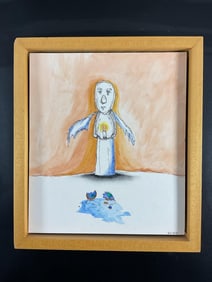 "Candlelit Guardian with Broken Shells" By Guido (Cuban)