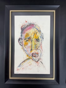 Mixed Media Abstract Portrait By J. West