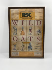RSC at the Piccadilly – Wild Oats Theatre Poster