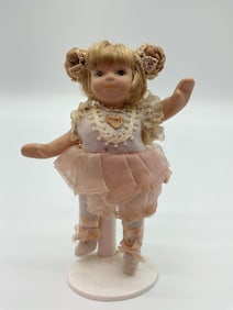 Miniature Porcelain Ballerina Doll
