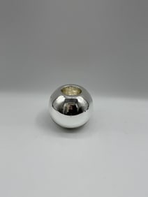 Czech Hand Blown Mirrored Glass Vase