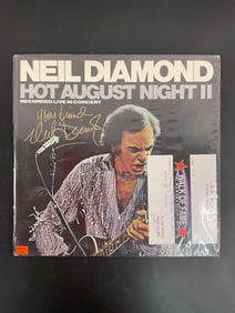 "Hot August Night II" by Neil Diamond Autographed Vinyl Record