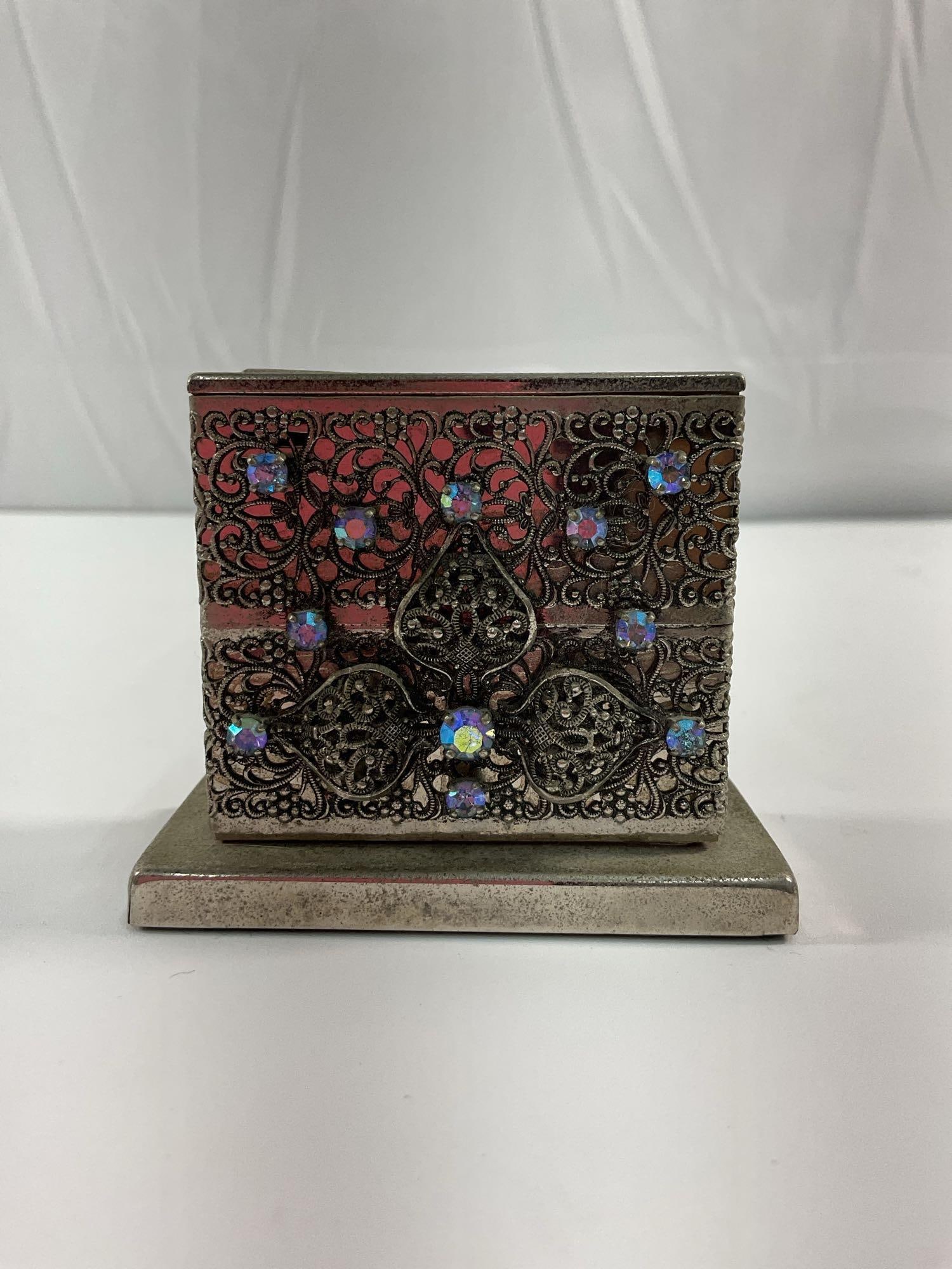 Antique Augusta Lift-o-Lite Table Lighter (1 of 5)