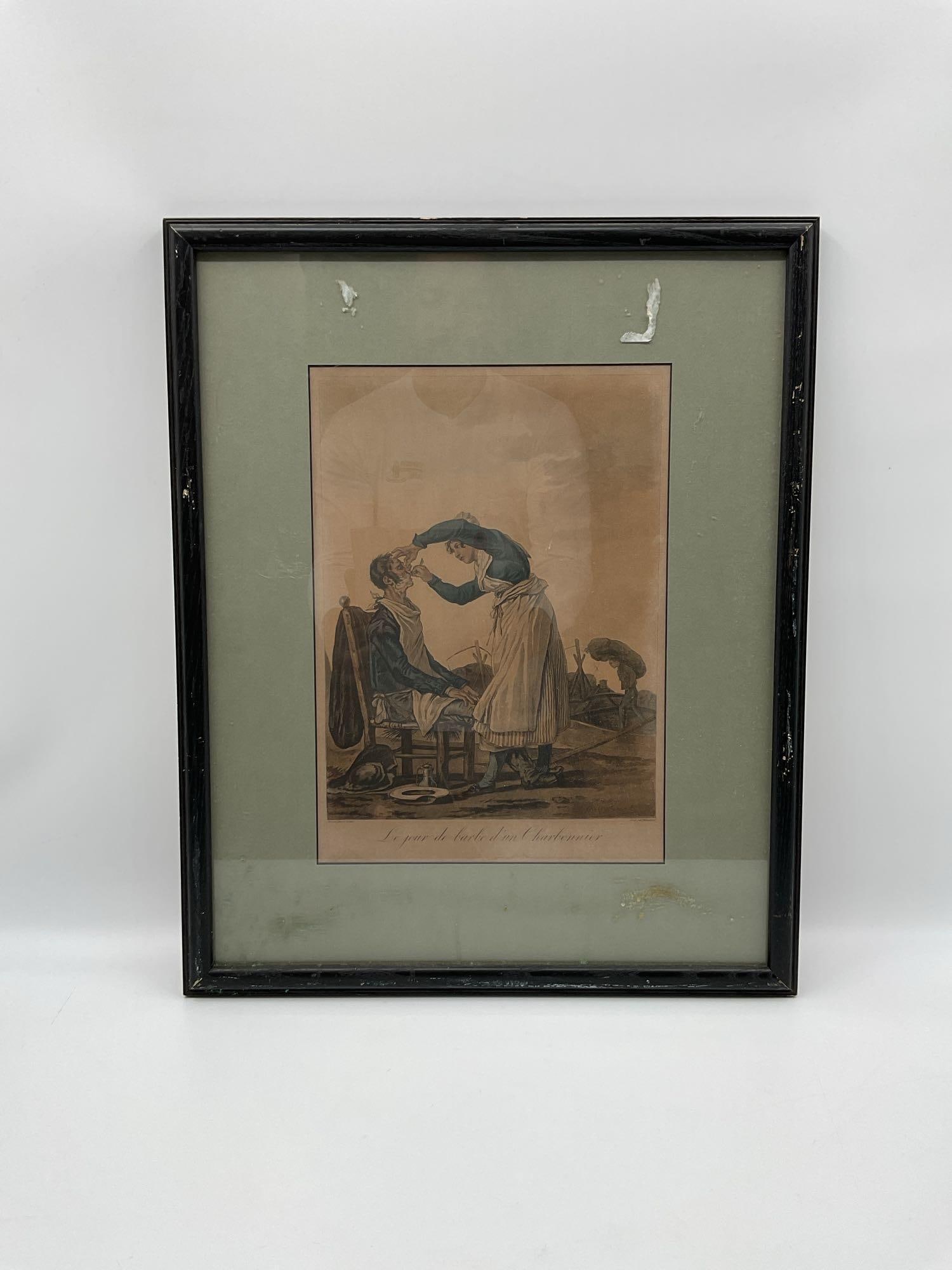 Le Père de Barber by Carle Vernet (France, 1758-1836) Lithograph (1 of 3)