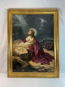 Christ At Gethsemane Oil on Canvas