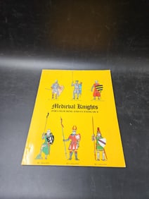 Medieval Knights For Colouring and Cutting Out