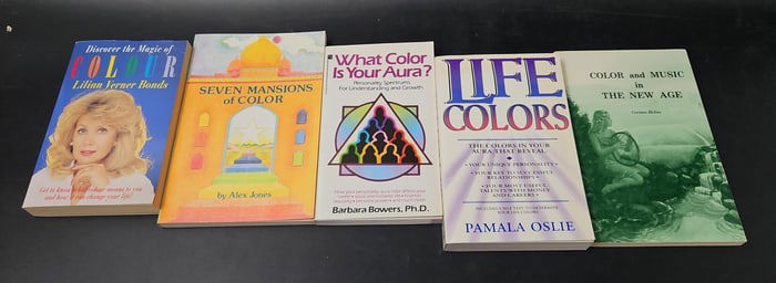 Collection of New Age Color and Aura Books