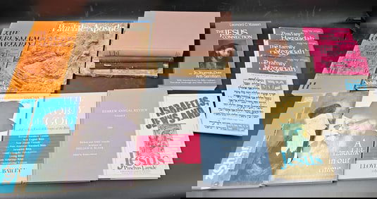 Collection of Judaica and Biblical Studies Books