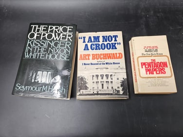 Collection of Nixon Era Political Books