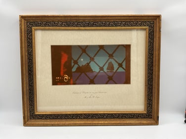 A Glimpse of "Deryabar" as seen from Sinbads Cabin lithograph