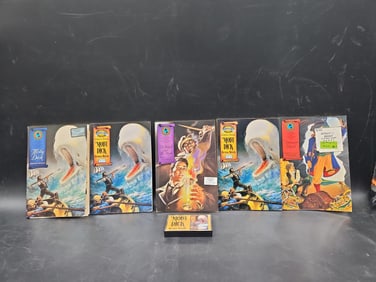 Collection of Illustrated Classic Editions – Moby Dick, Dr. Jekyll and Mr. Hyde, Treasure Island