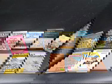 Collection of Books on Biblical Archaeology, Jerusalem, and Ancient Israel