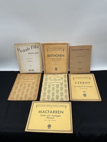 Collection of Vintage Piano Sheet Music