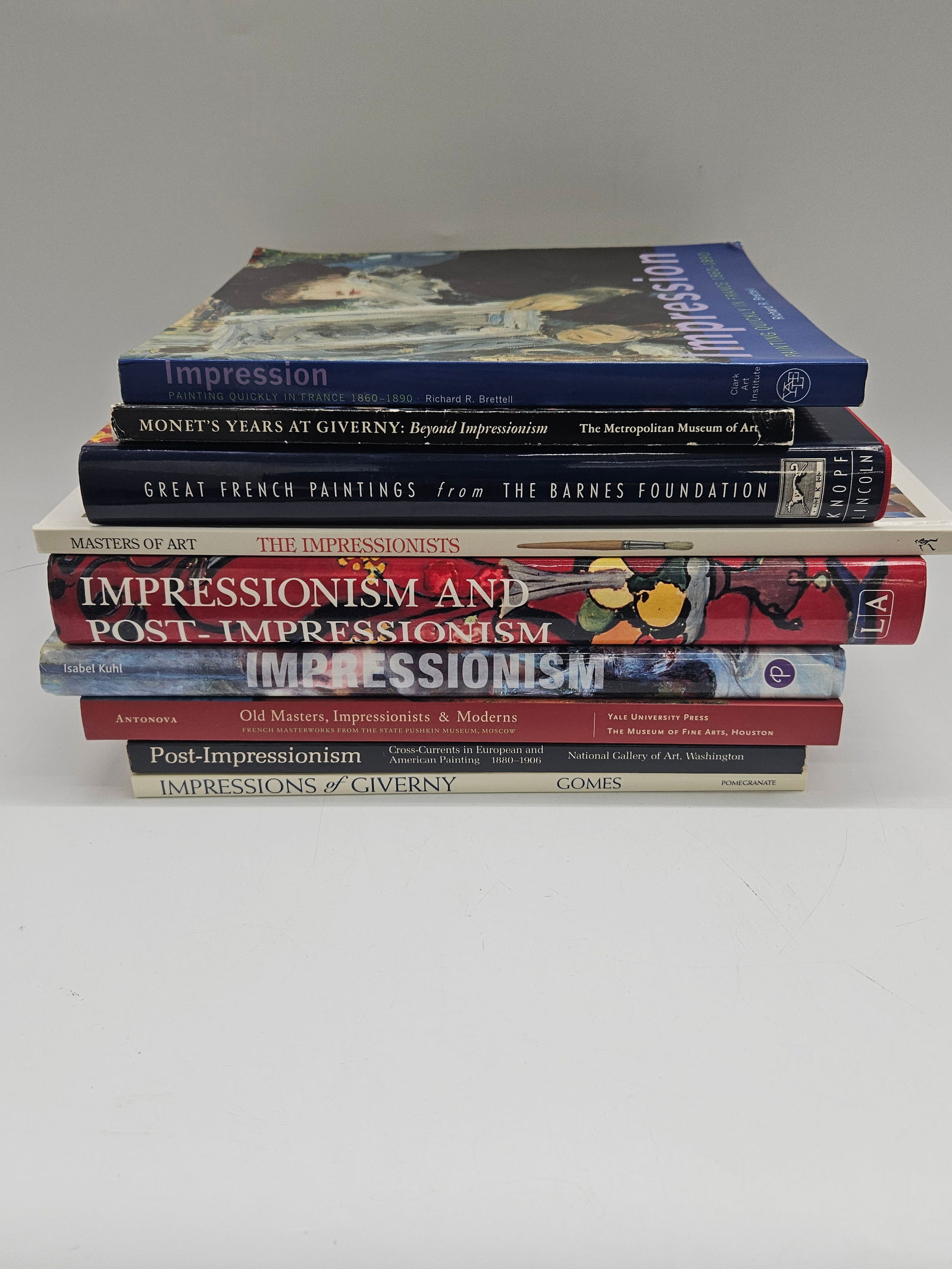 Collection of 9 Art Books on Impressionism and Post-Impressionism (1 of 20)