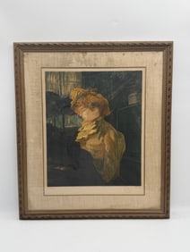 Laurent Marcel Salinas, After Toulouse-Lautrec, Portrait de Femme, color lithograph