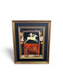 "Four Tulip" by Leo Mcdowell (England, 1936-2011) Serigraph on Canvas W/COA