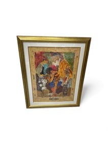 "Listen to Me" by Fairchild-Woodard (English, b.1953)  Serigraph with COA