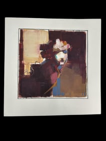 David Martin, Abstract Portrait, Mixed Media