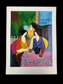 " Intermezzo II" Itzchak Tarkay (Yugoslavian/Hungarian 1935-2012)