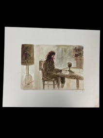 "Paris 85" by Kiro Urdin (Greek, b.1945) Aquarelle