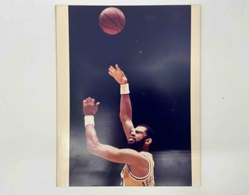 Kareem Abdul Jabbar Basketball Photograph