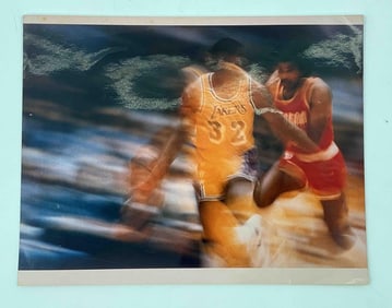 Magic Johnson Basketball Print