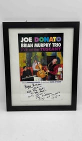 Joe Donato Live at the Tuscany Signed Concert Poster (2002)