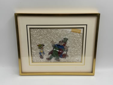 Pinocchio and Honest John Walt Disney Sericel