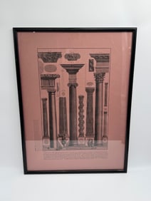 Architectural engraving by Francesco Piranesi (Italy , 1758-1810)