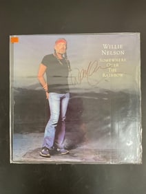 "Somewhere Over the Rainbow" by Willie Nelson Autographed Vinyl Record