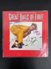 "Great Balls of Fire!" Soundtrack Autographed Vinyl Record