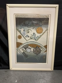 Golden Fan by Karen Chambellian