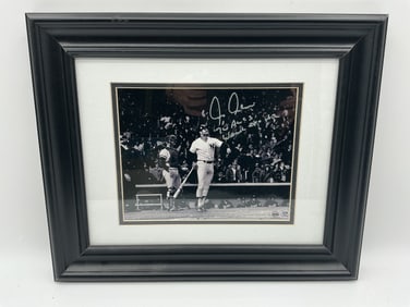 Chris Chambliss Signed Framed Photograph with C.O.A.