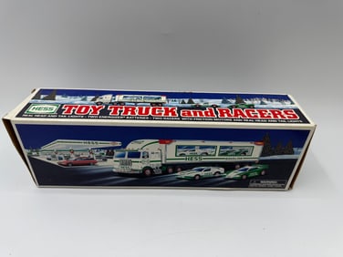 Hess Toy Truck and Racers, 1990
