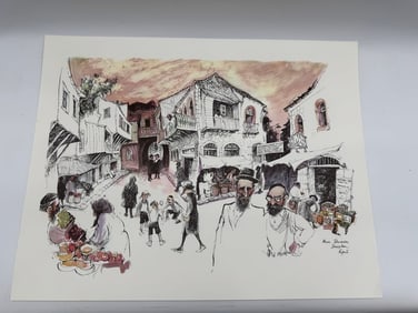 Mea Shearim Jerusalem,Print by Papas