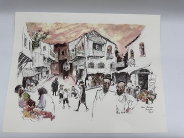 Mea Shearim Jerusalem Print by Papas
