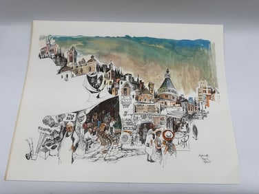 Nazareth, Israel  Print by Papas
