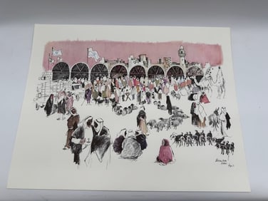 Beersheba Israel by Papas print