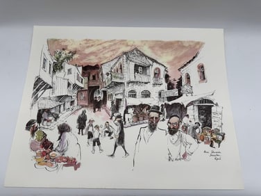 Mea Shearim, Jerusalem, Papas, Print