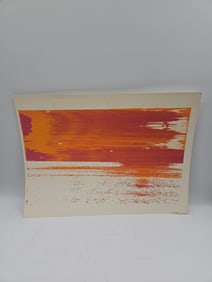 Abstract Brushstroke Print