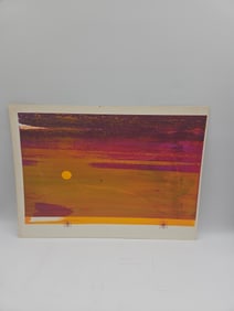 Abstract Sunset Landscape Print