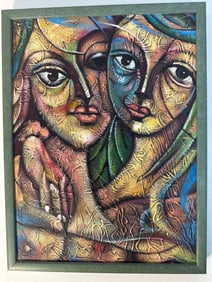 "Duality of Faces" by Filiberto Jiménez (Cuban)